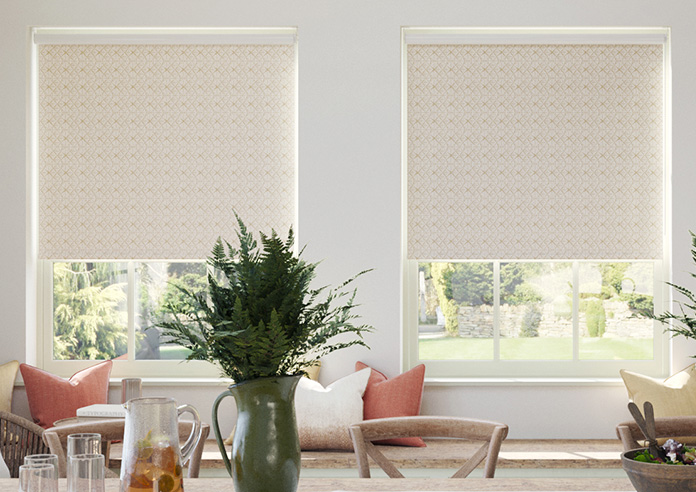 Peruvian Tile, Amarillo Yellow - Twist&Fit Roller Blind - Image 3